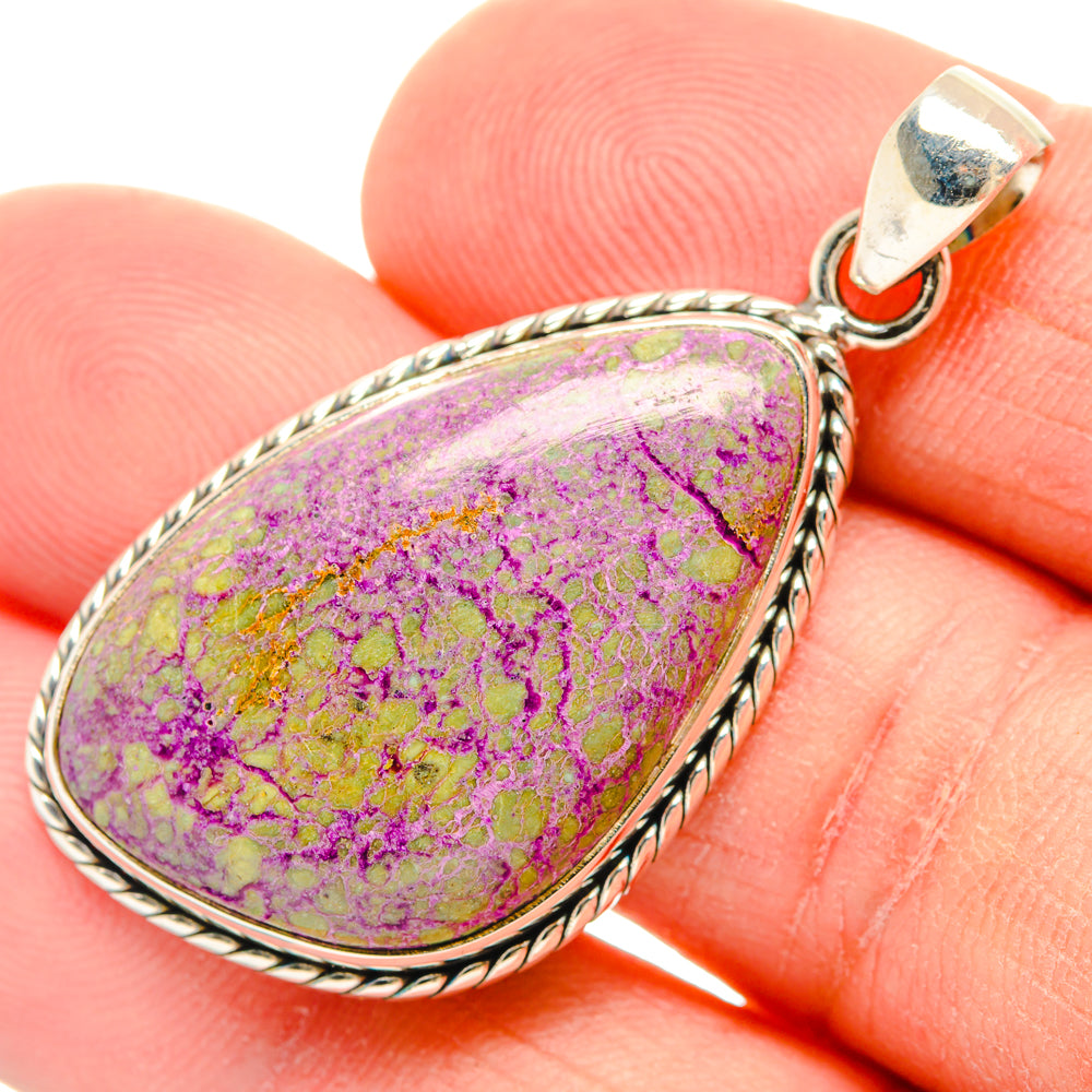 Stichtite Pendants handcrafted by Ana Silver Co - PD29026