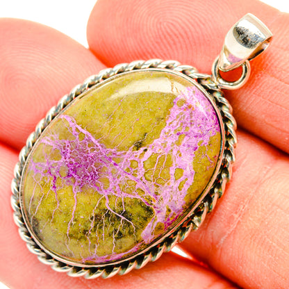 Stichtite Pendants handcrafted by Ana Silver Co - PD29032
