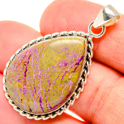 Stichtite Pendants handcrafted by Ana Silver Co - PD29073