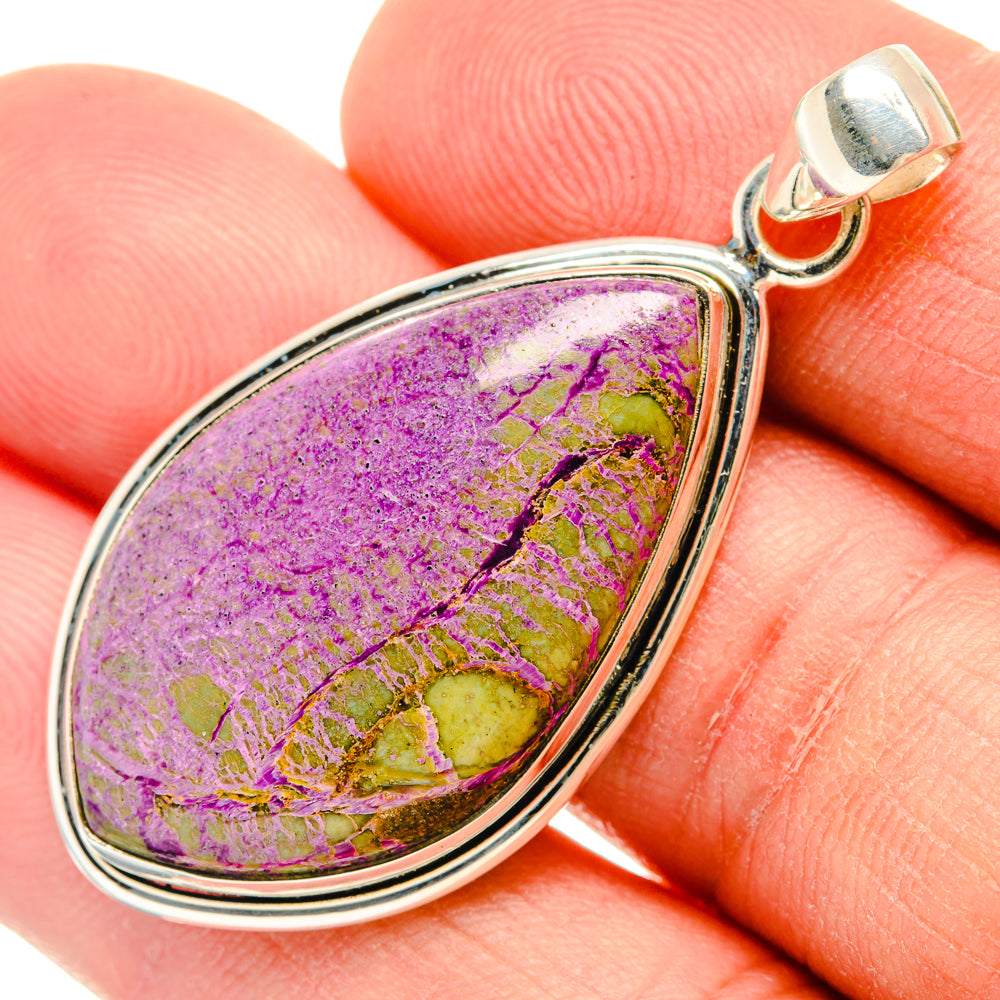 Stichtite Pendants handcrafted by Ana Silver Co - PD29074