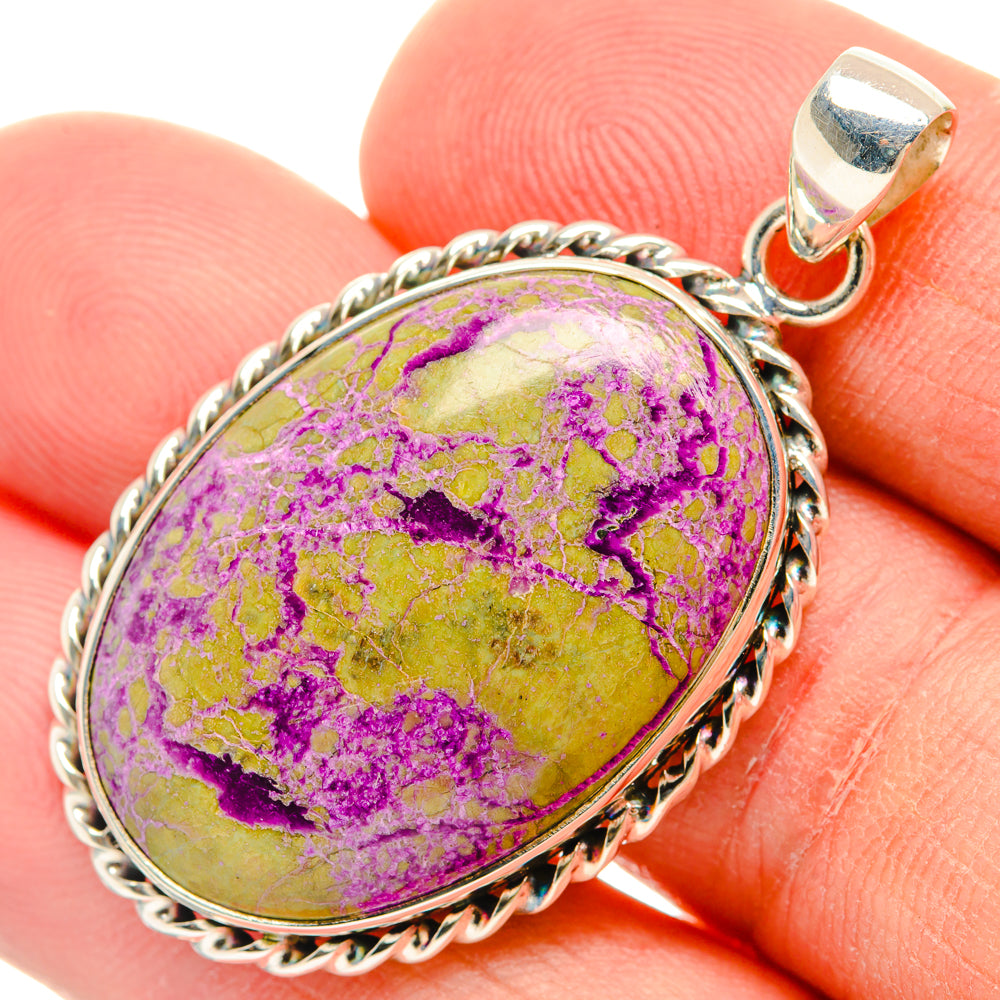Stichtite Pendants handcrafted by Ana Silver Co - PD29075