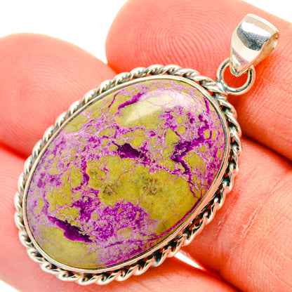 Stichtite Pendants handcrafted by Ana Silver Co - PD29075