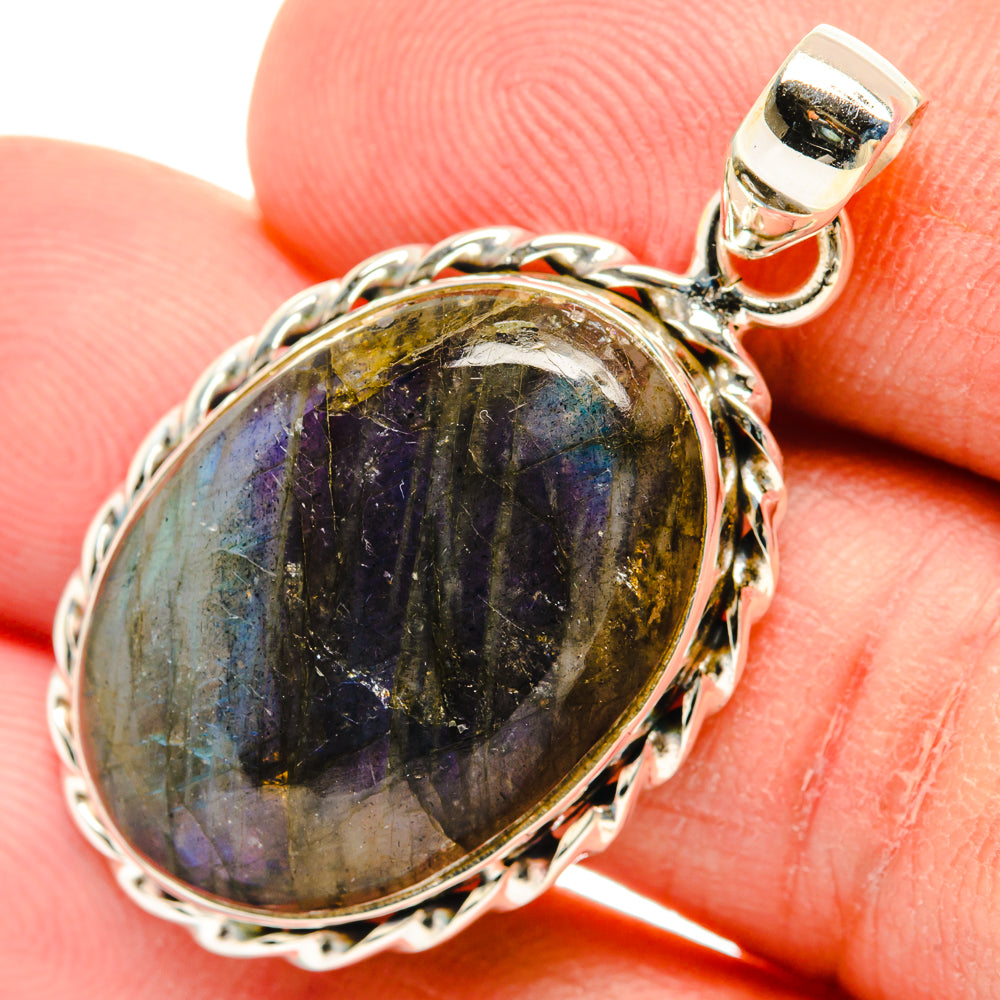 Labradorite Pendants handcrafted by Ana Silver Co - PD29086