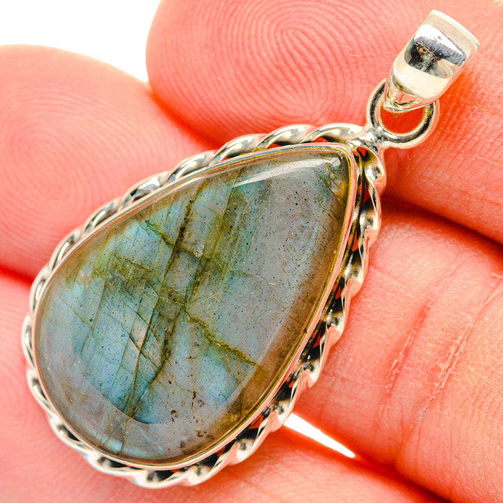 Labradorite Pendants handcrafted by Ana Silver Co - PD29087