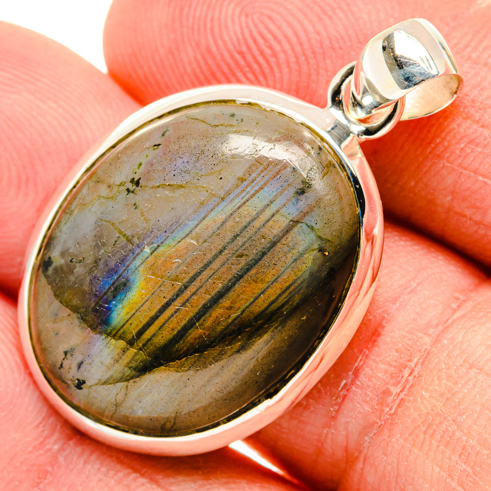 Labradorite Pendants handcrafted by Ana Silver Co - PD29088