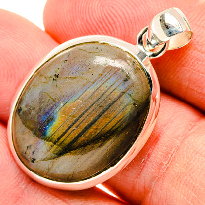 Labradorite Pendants handcrafted by Ana Silver Co - PD29088