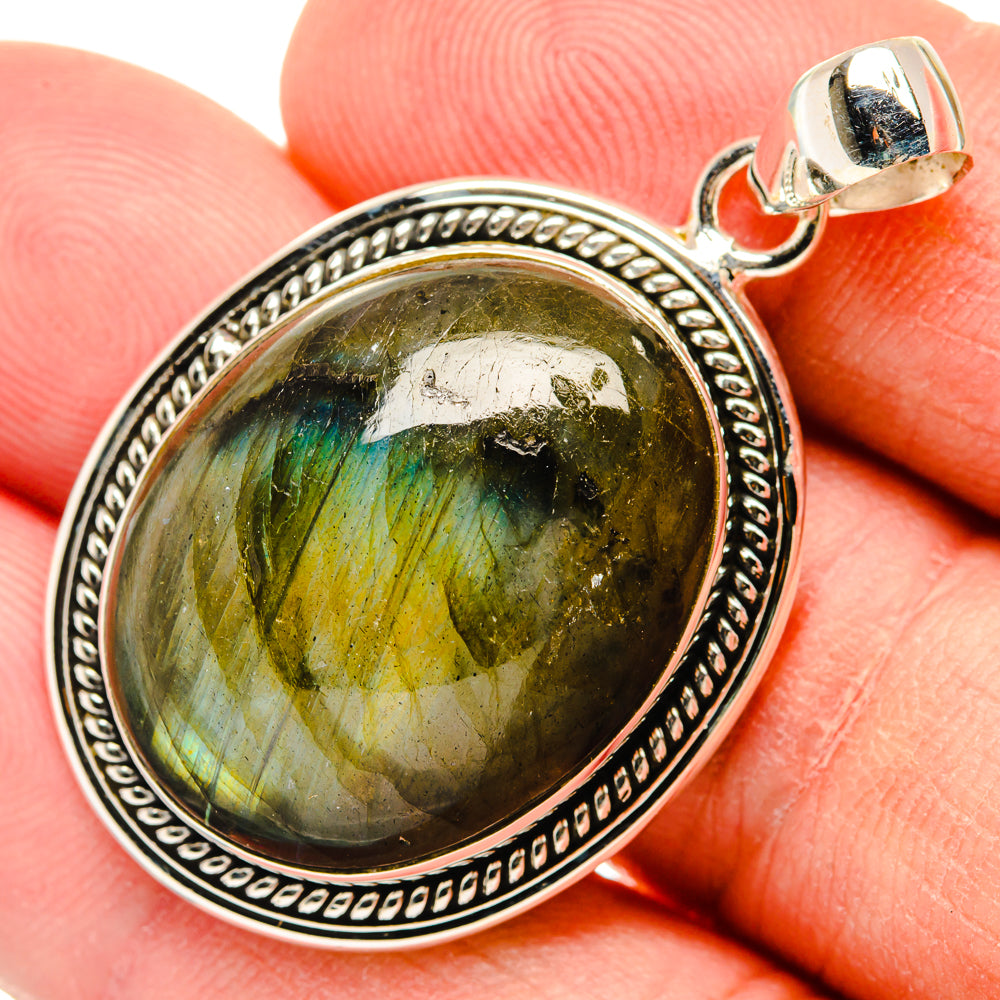 Labradorite Pendants handcrafted by Ana Silver Co - PD29090