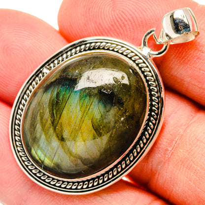 Labradorite Pendants handcrafted by Ana Silver Co - PD29090