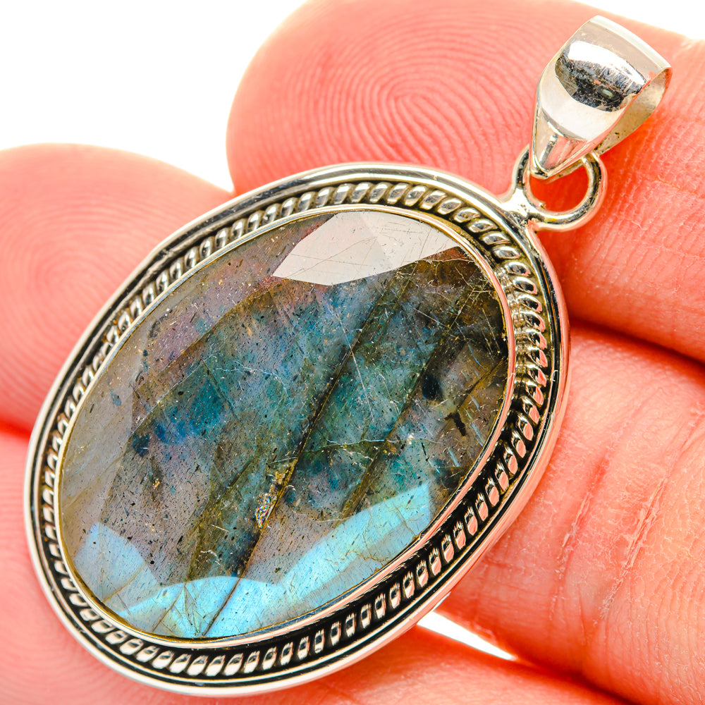 Labradorite Pendants handcrafted by Ana Silver Co - PD29099