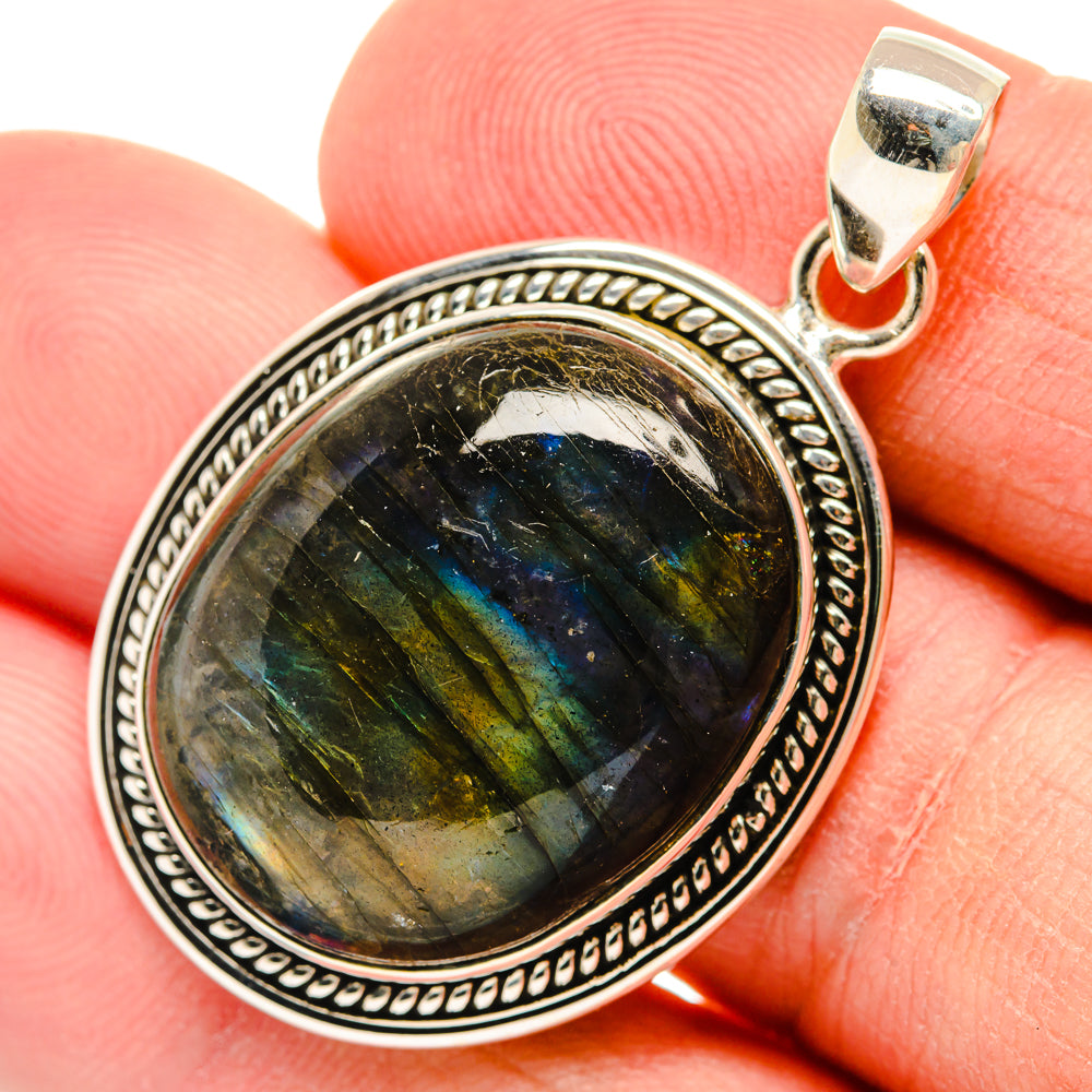 Labradorite Pendants handcrafted by Ana Silver Co - PD29106