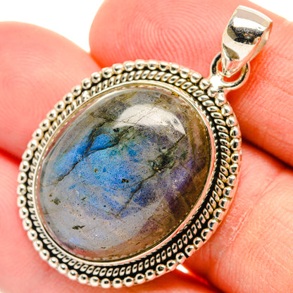 Labradorite Pendants handcrafted by Ana Silver Co - PD29107