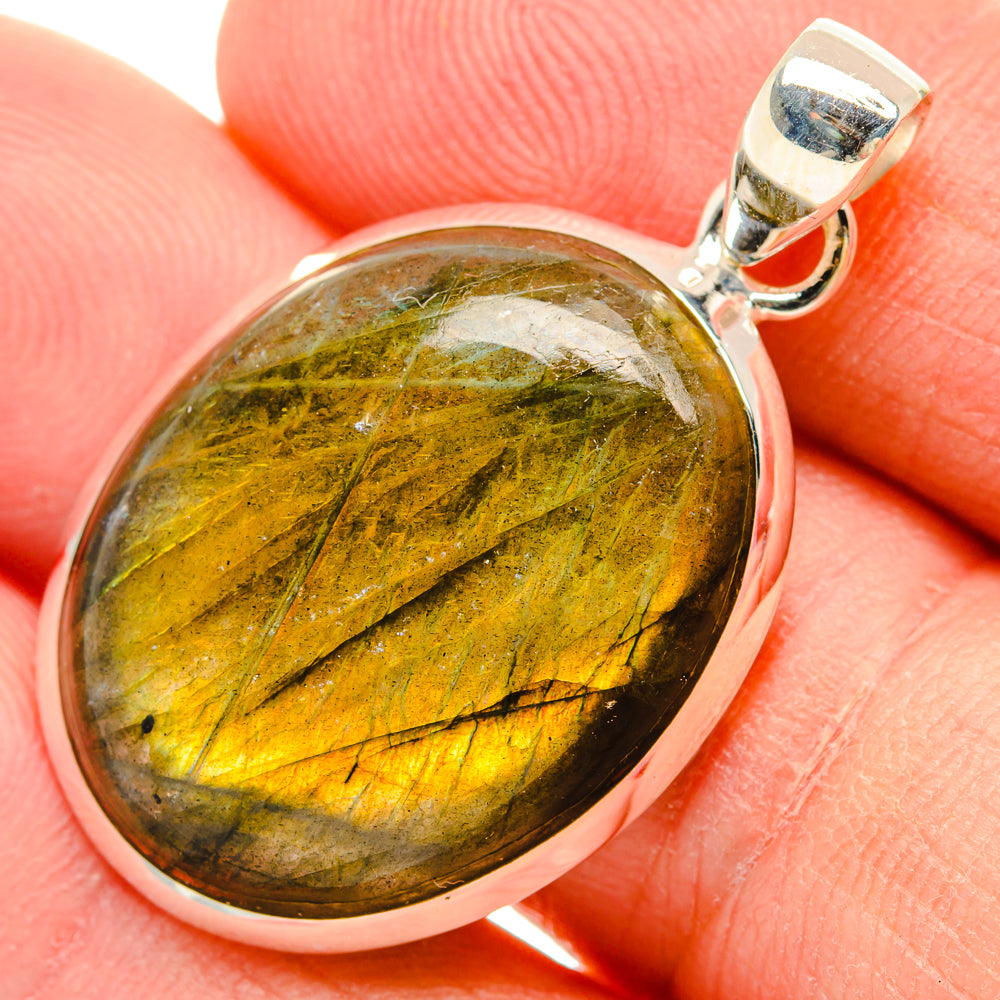 Labradorite Pendants handcrafted by Ana Silver Co - PD29119