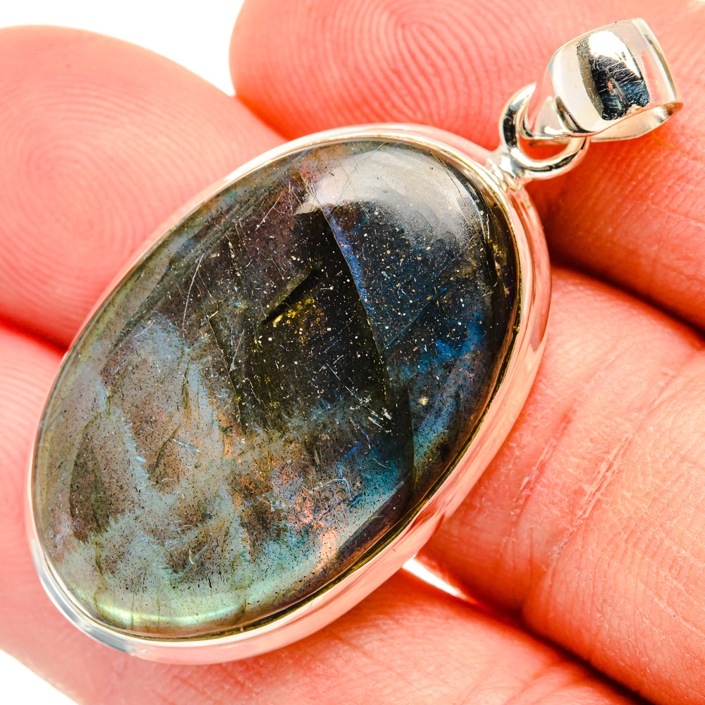 Labradorite Pendants handcrafted by Ana Silver Co - PD29123