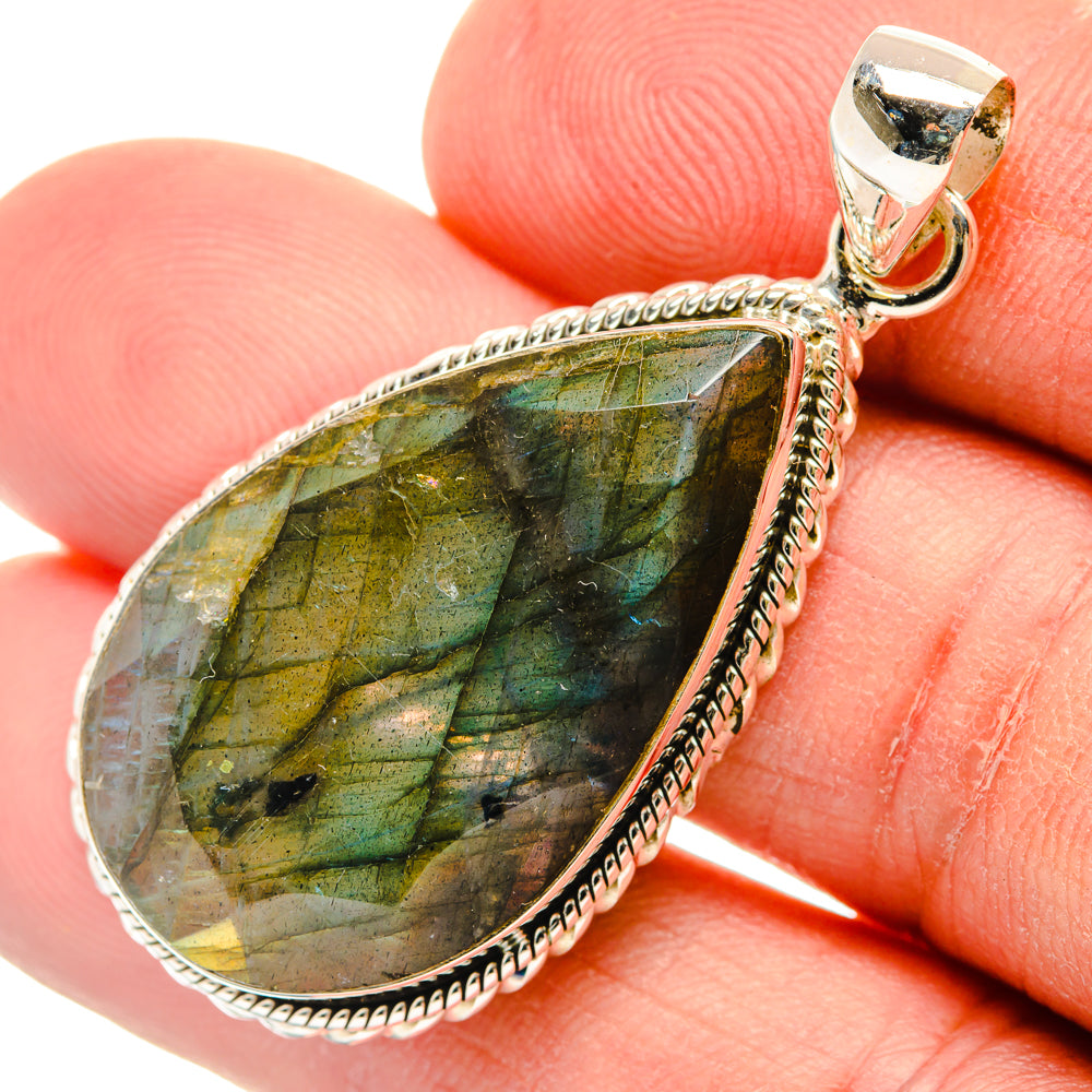 Labradorite Pendants handcrafted by Ana Silver Co - PD29131