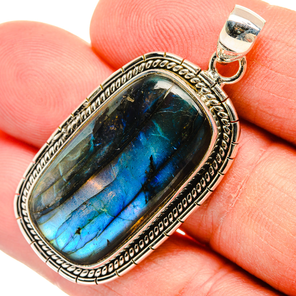 Labradorite Pendants handcrafted by Ana Silver Co - PD29135