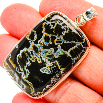 Turkish Tube Agate Pendants handcrafted by Ana Silver Co - PD29140