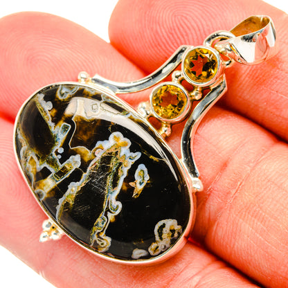 Turkish Tube Agate Pendants handcrafted by Ana Silver Co - PD29152