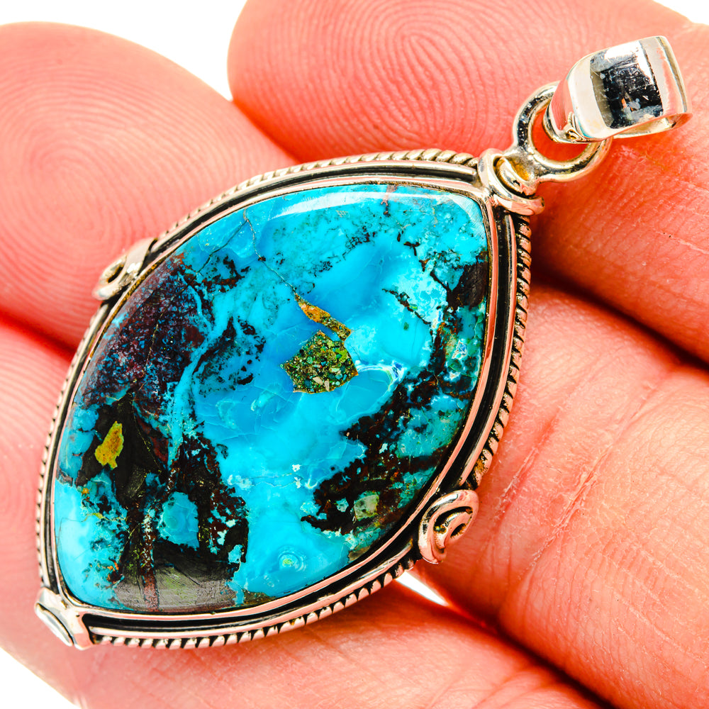 Shattuckite Pendants handcrafted by Ana Silver Co - PD29163