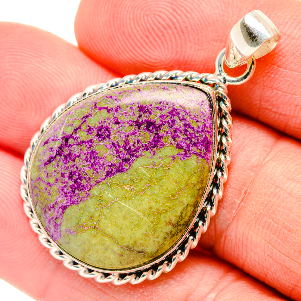 Stichtite Pendants handcrafted by Ana Silver Co - PD29228