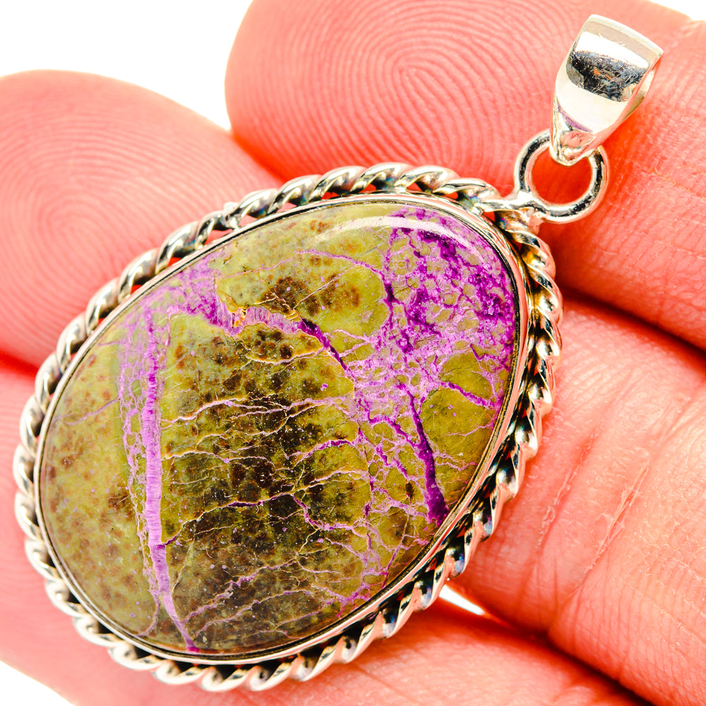 Stichtite Pendants handcrafted by Ana Silver Co - PD29231