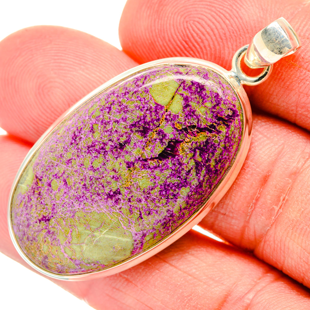 Stichtite Pendants handcrafted by Ana Silver Co - PD29233