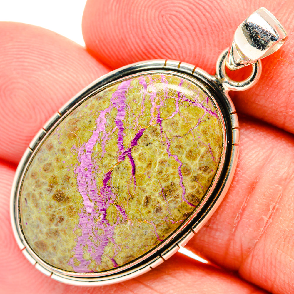 Stichtite Pendants handcrafted by Ana Silver Co - PD29234
