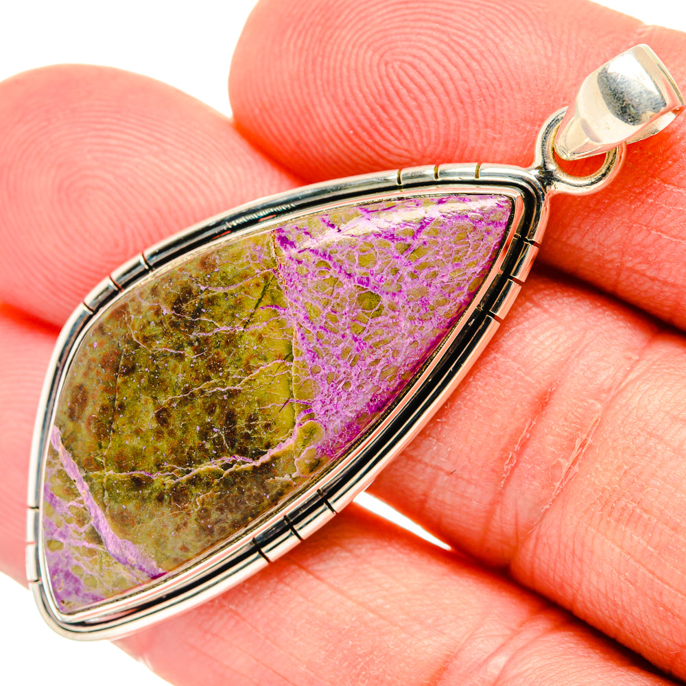 Stichtite Pendants handcrafted by Ana Silver Co - PD29235