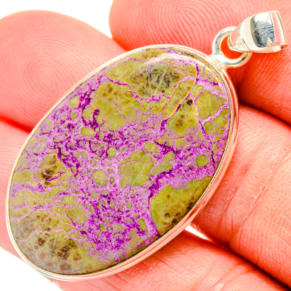 Stichtite Pendants handcrafted by Ana Silver Co - PD29237