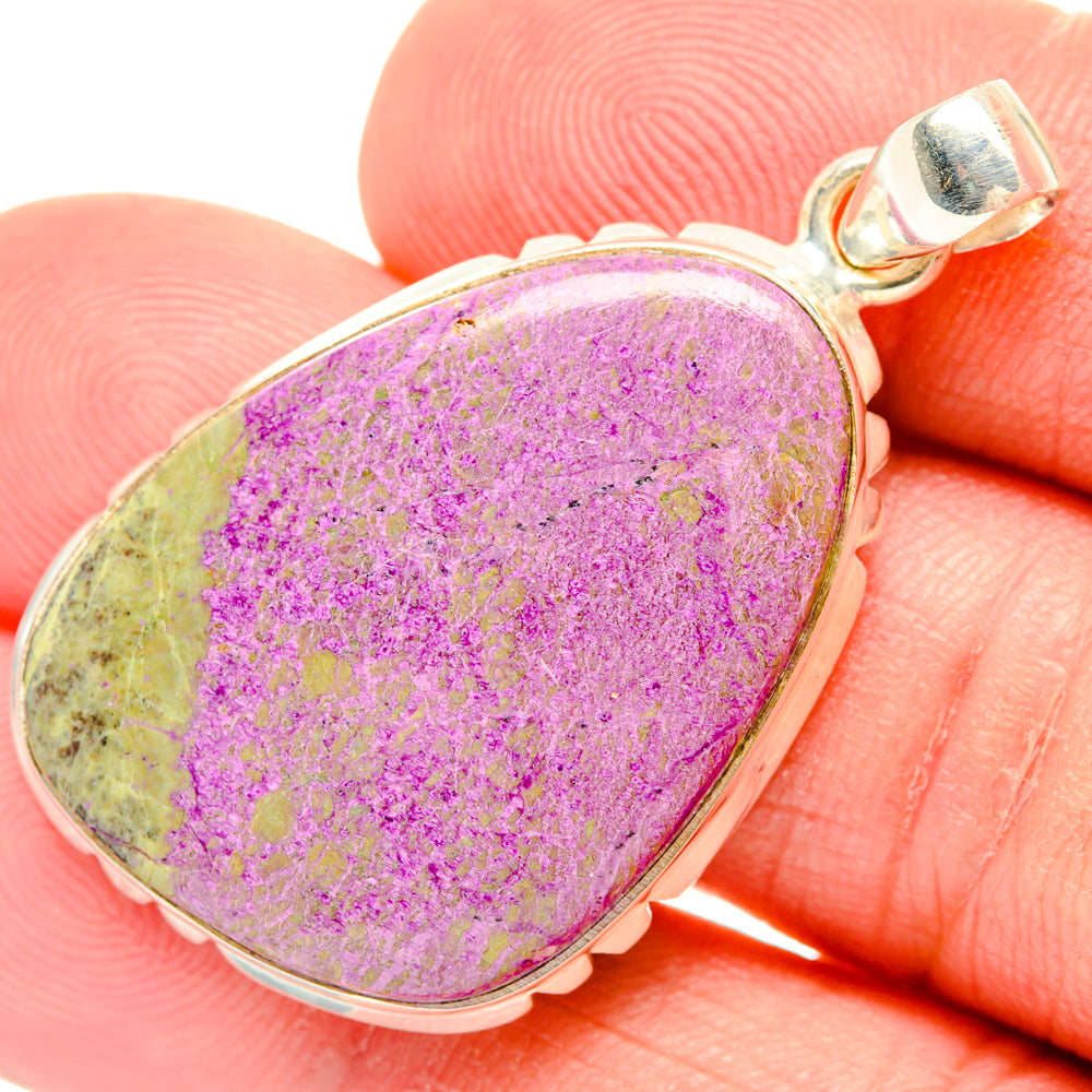 Stichtite Pendants handcrafted by Ana Silver Co - PD29240