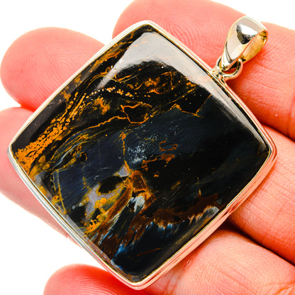 Pietersite Pendants handcrafted by Ana Silver Co - PD29261