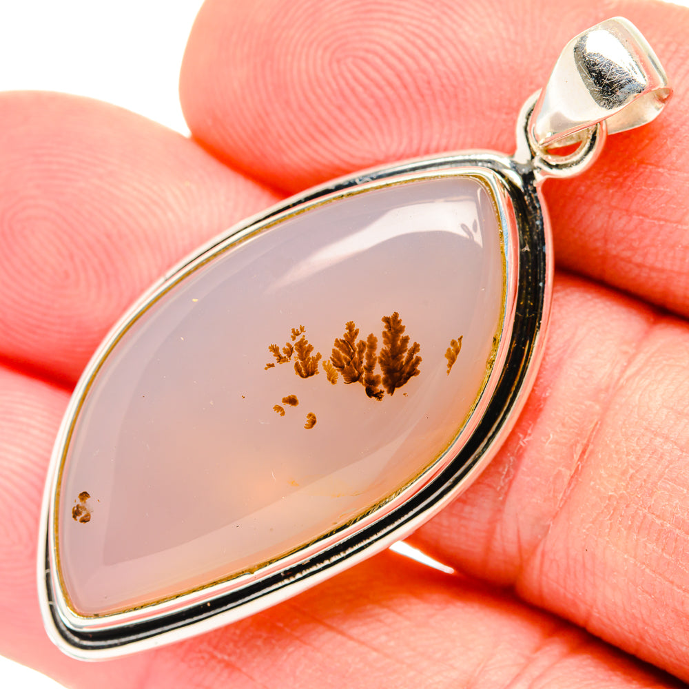 Dendritic Opal Pendants handcrafted by Ana Silver Co - PD29278