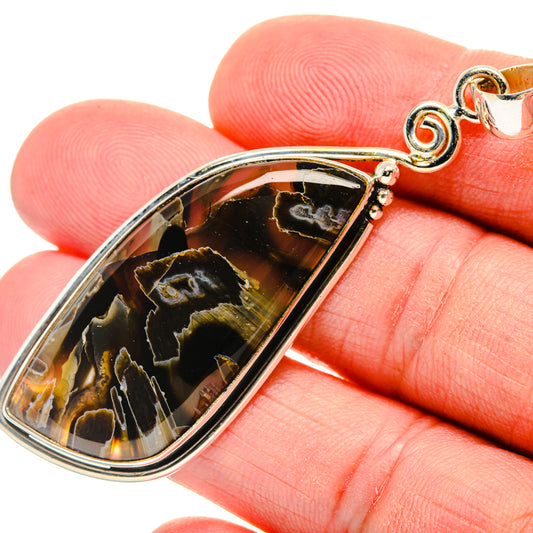 Turkish Tube Agate Pendants handcrafted by Ana Silver Co - PD29280