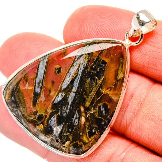Turkish Tube Agate Pendants handcrafted by Ana Silver Co - PD29281