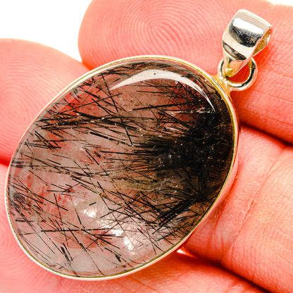 Tourmalinated Quartz Pendants handcrafted by Ana Silver Co - PD29286