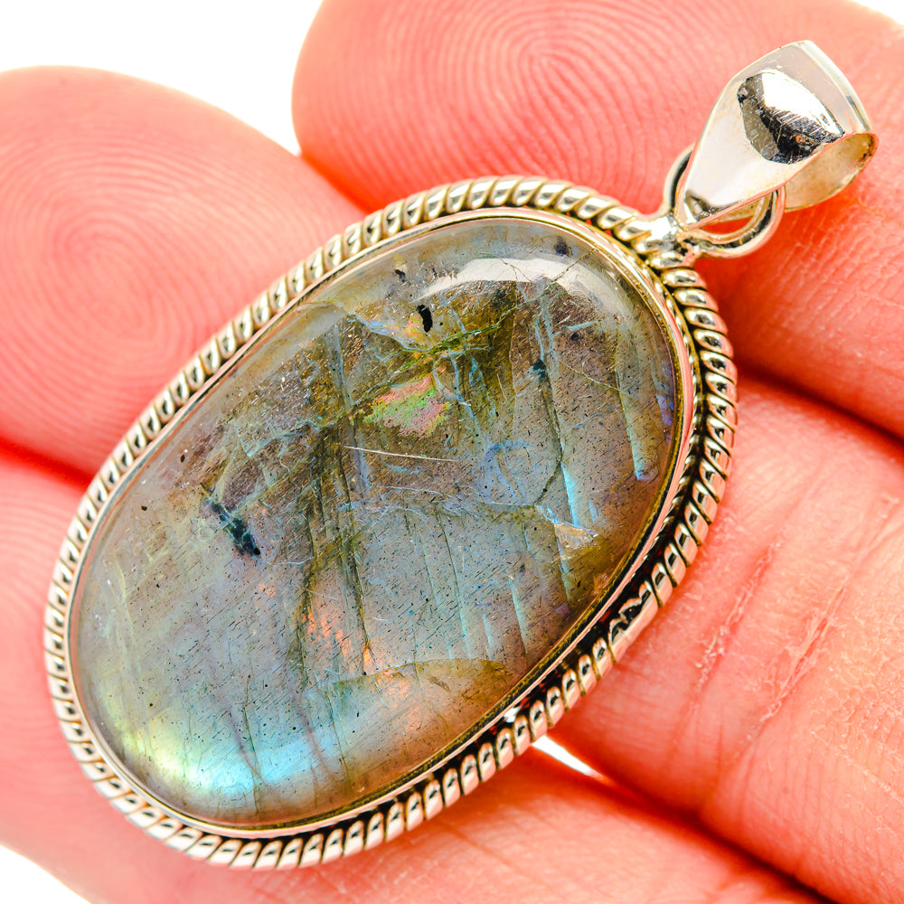 Labradorite Pendants handcrafted by Ana Silver Co - PD29307