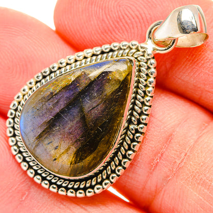Labradorite Pendants handcrafted by Ana Silver Co - PD29343