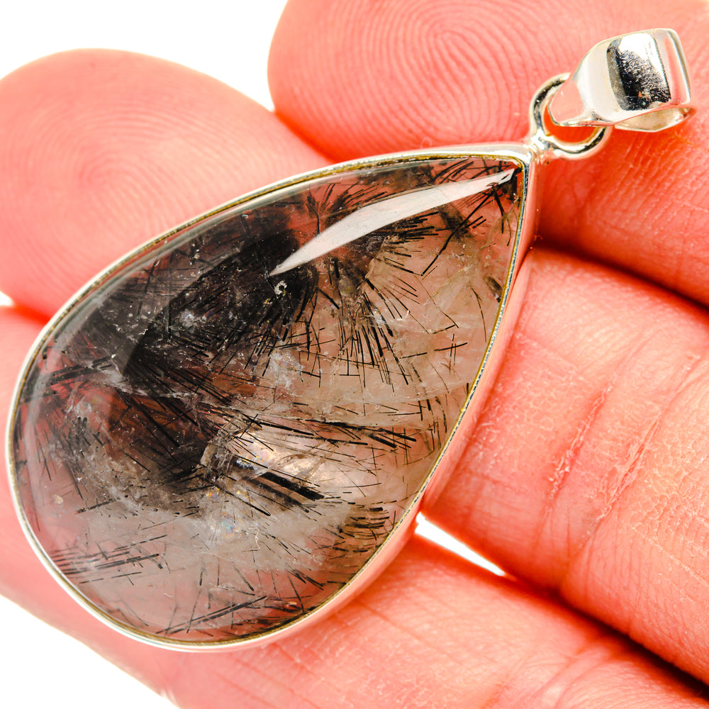 Tourmalinated Quartz Pendants handcrafted by Ana Silver Co - PD29345
