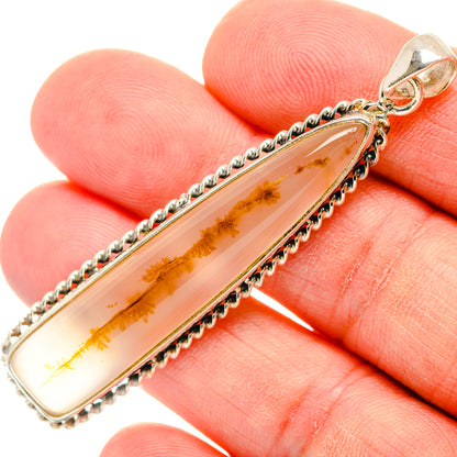 Dendritic Opal Pendants handcrafted by Ana Silver Co - PD29346