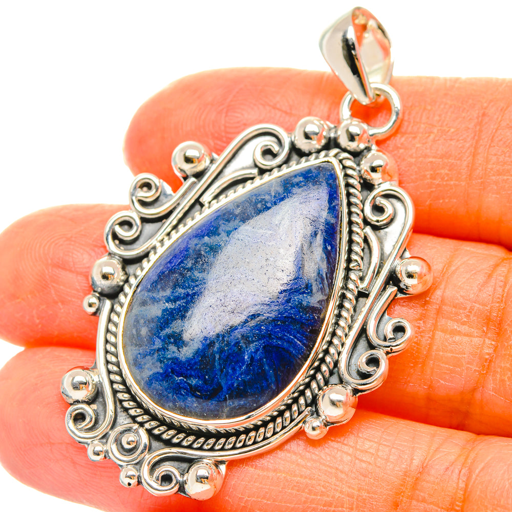 Sodalite Pendants handcrafted by Ana Silver Co - PD29349