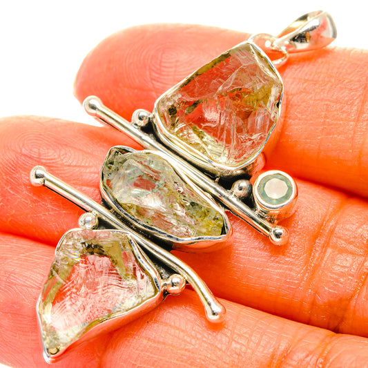 Green Amethyst Pendants handcrafted by Ana Silver Co - PD29357