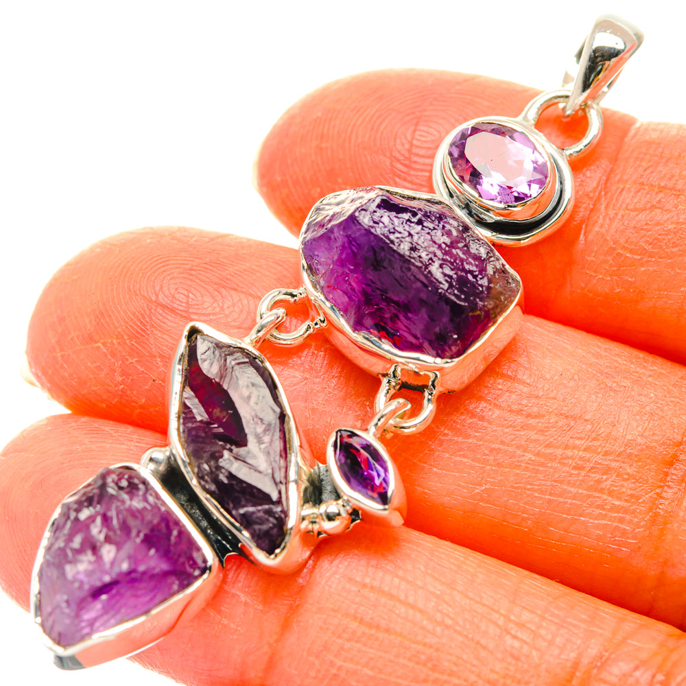 Amethyst Pendants handcrafted by Ana Silver Co - PD29371