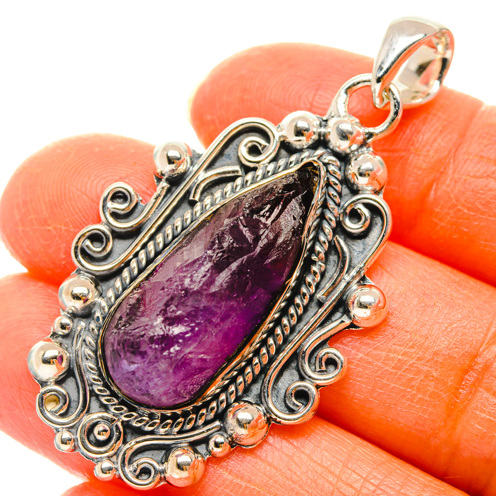 Amethyst Pendants handcrafted by Ana Silver Co - PD29375