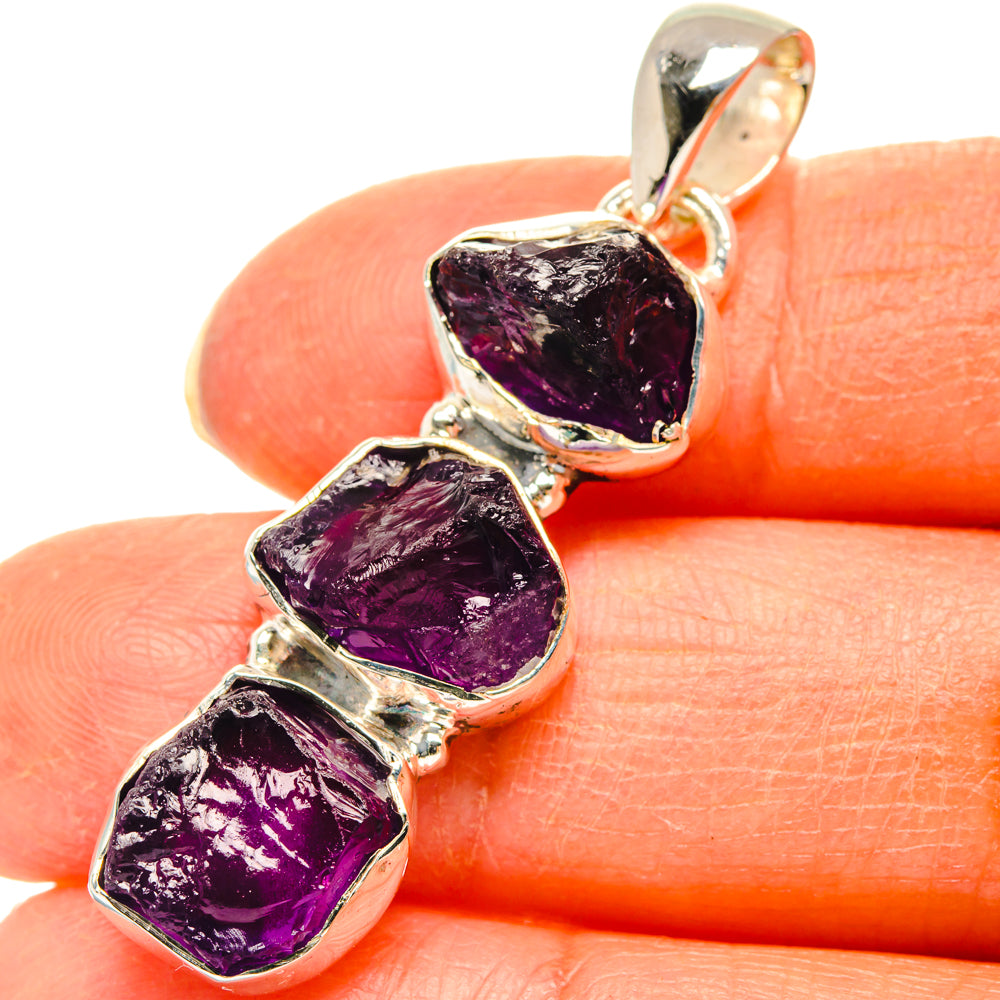 Amethyst Pendants handcrafted by Ana Silver Co - PD29385