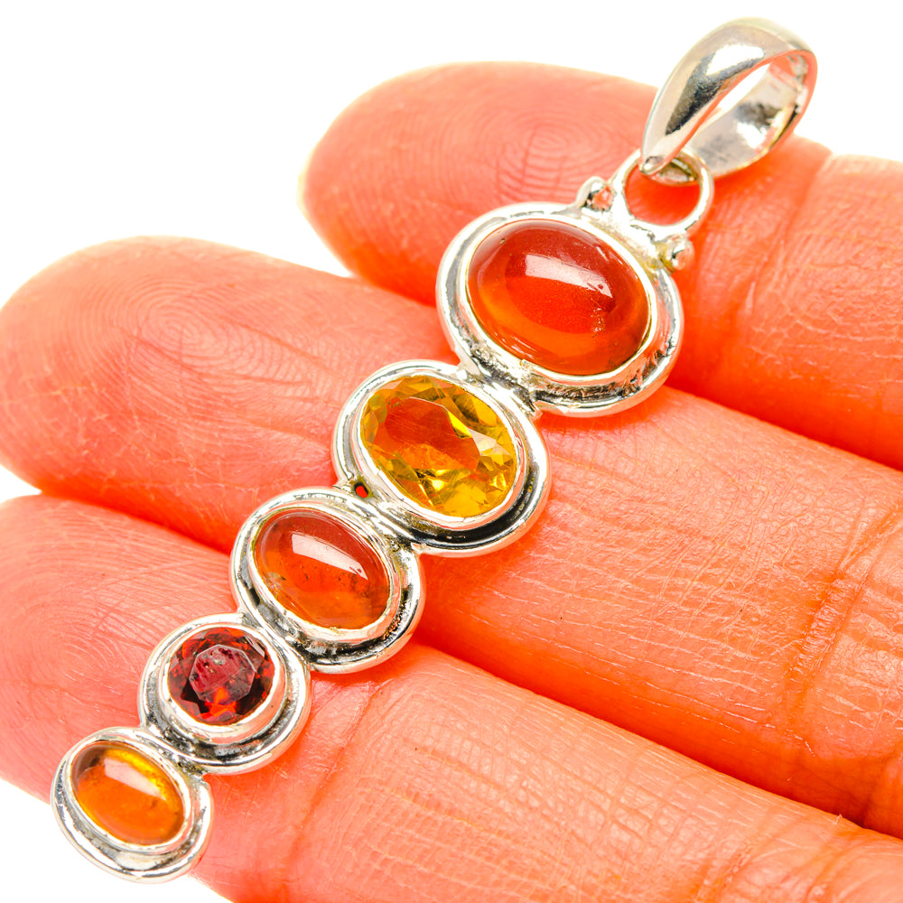 Carnelian Pendants handcrafted by Ana Silver Co - PD29388