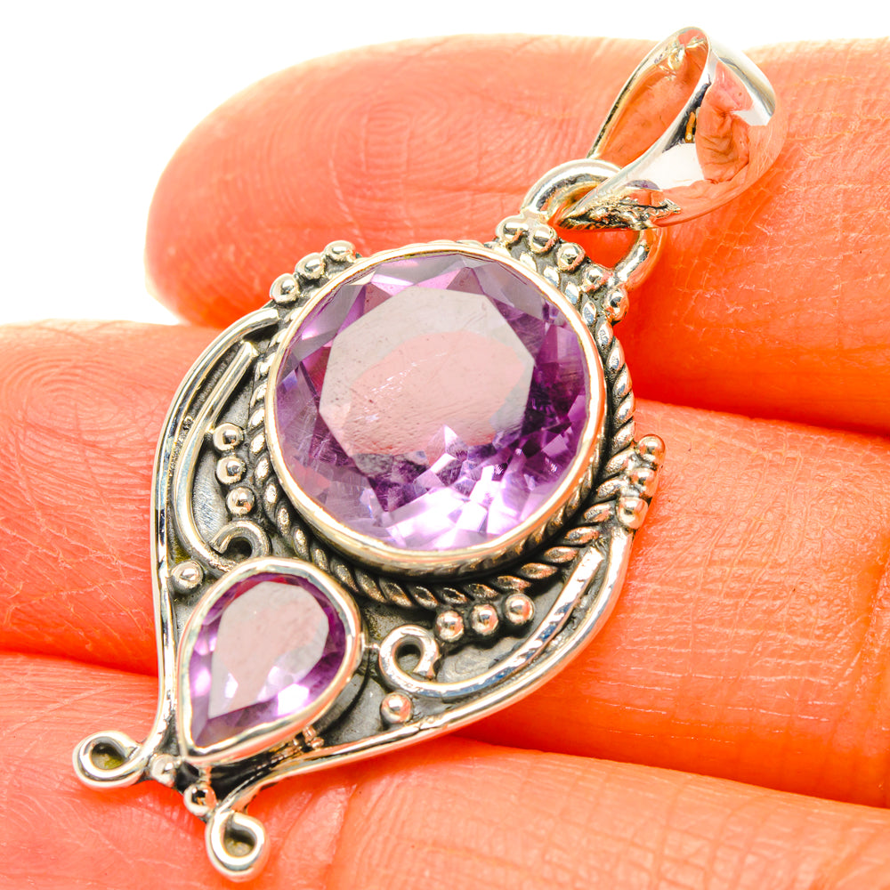 Amethyst Pendants handcrafted by Ana Silver Co - PD29390