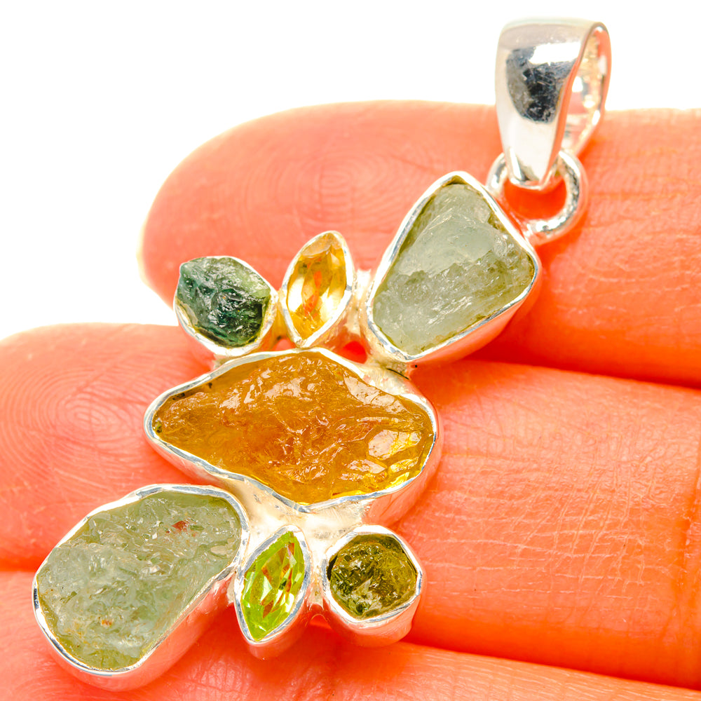 Citrine Pendants handcrafted by Ana Silver Co - PD29394