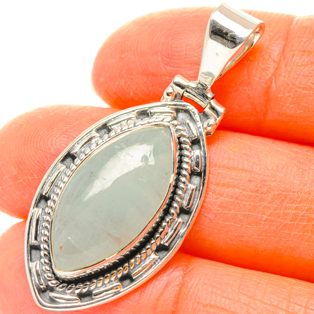 Aquamarine Pendants handcrafted by Ana Silver Co - PD29395