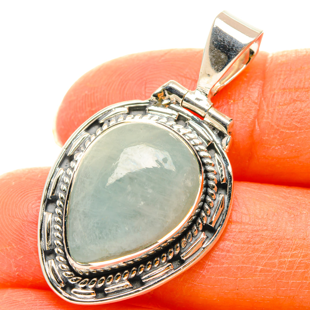 Aquamarine Pendants handcrafted by Ana Silver Co - PD29397