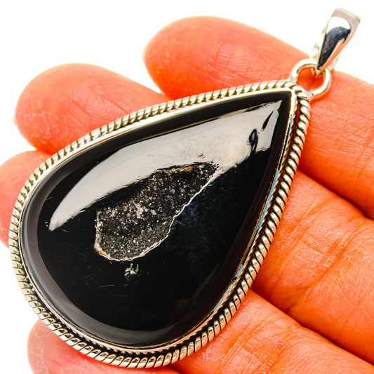 Black Onyx Pendants handcrafted by Ana Silver Co - PD29414