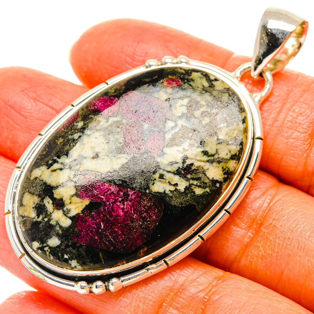 Russian Eudialyte Pendants handcrafted by Ana Silver Co - PD29418